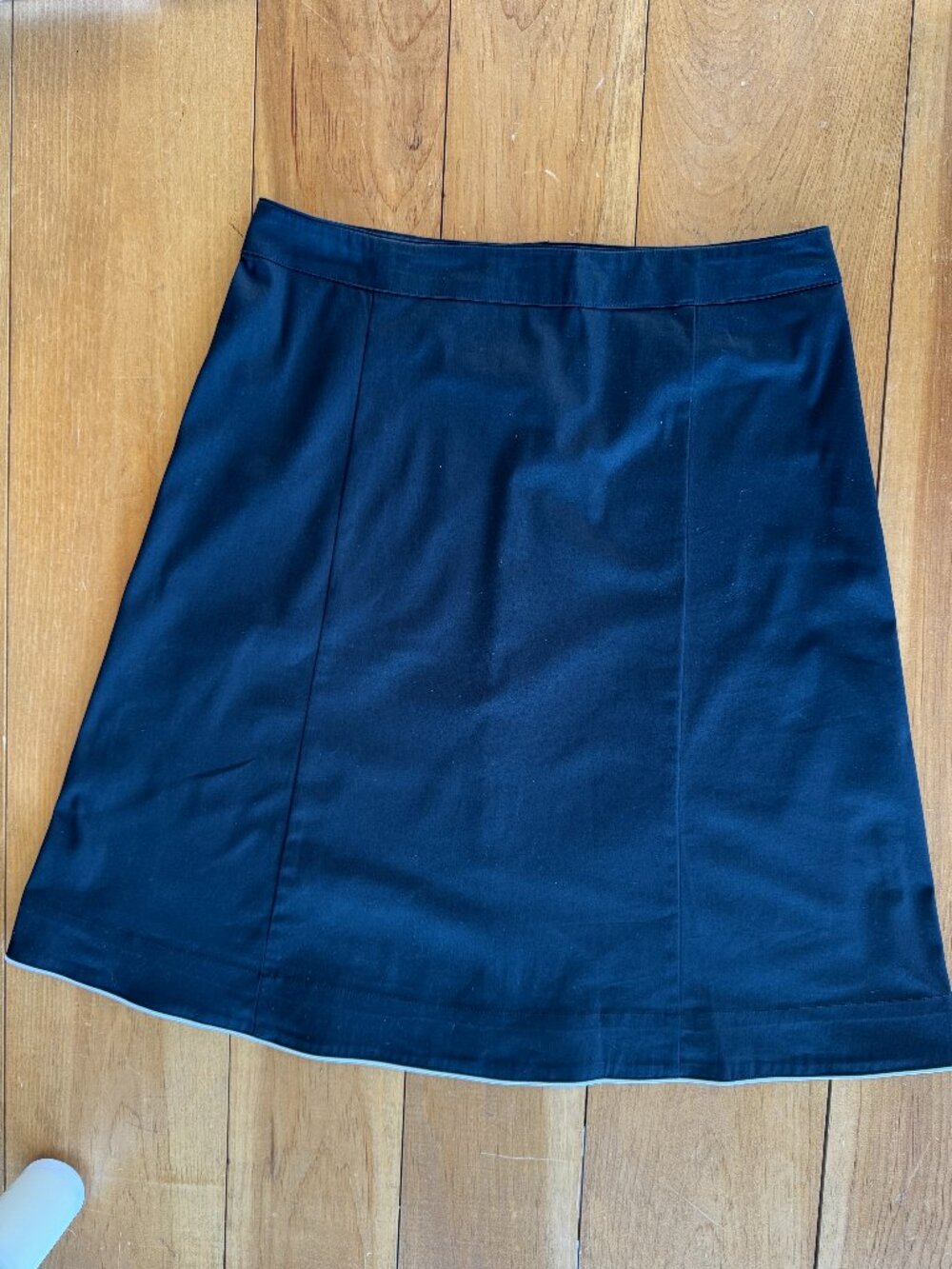 Black Knee Length Jacob Skirt
